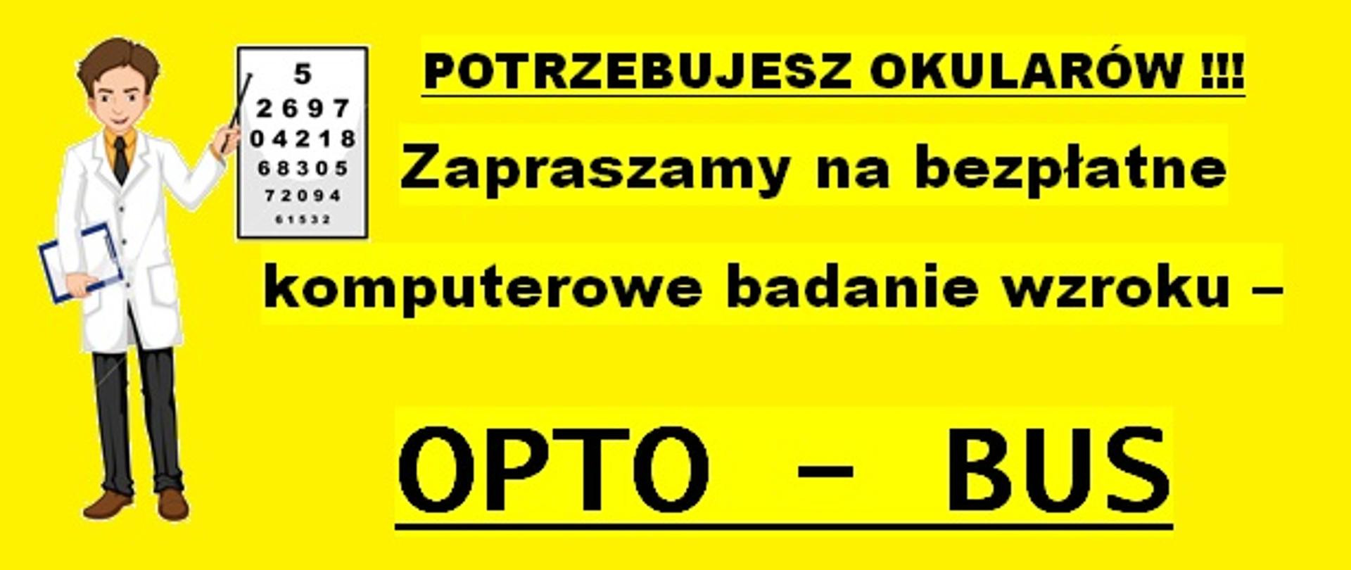Baner Bezpłatne badanie wzroku