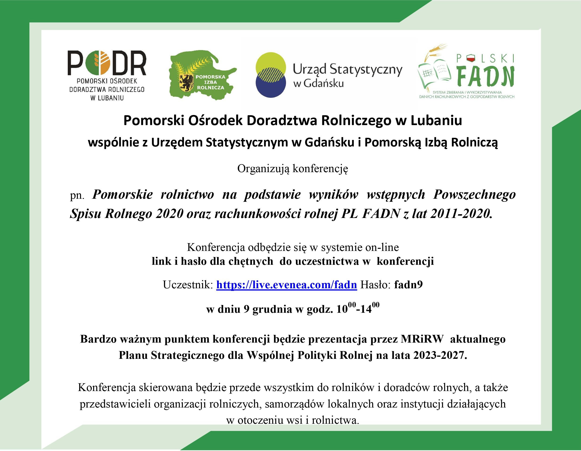 Konferencja o&nbsp;Pomorskim Rolnictwie