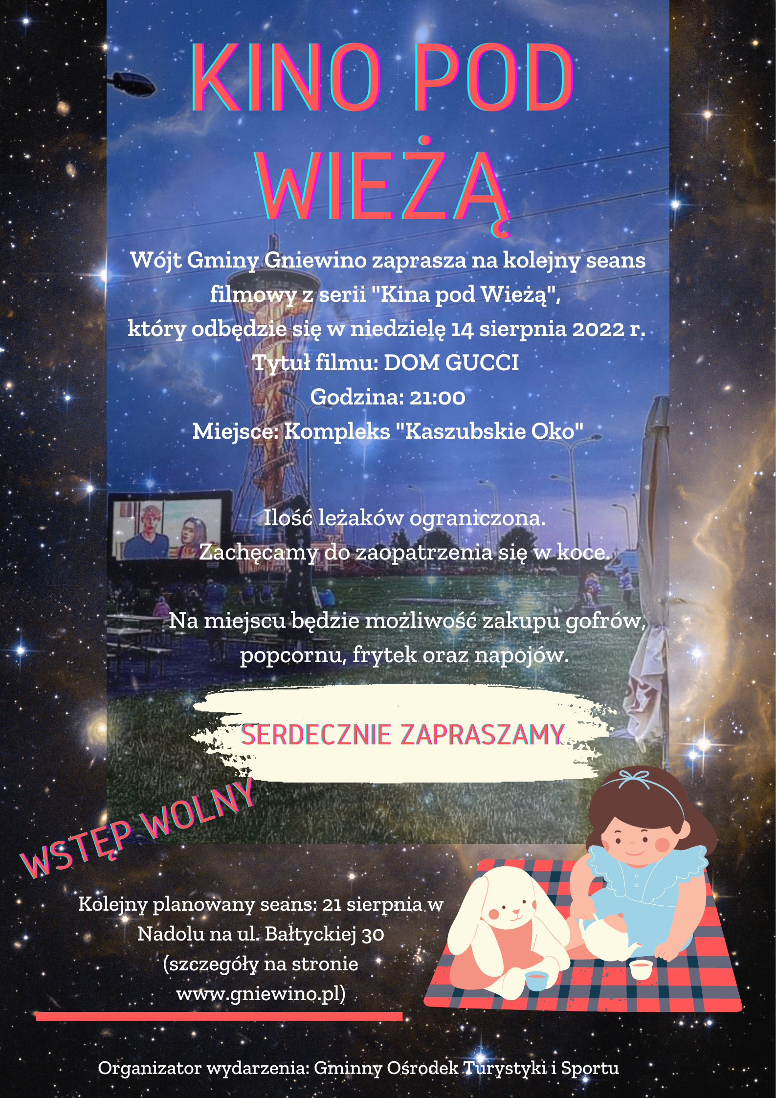 Kino pod Wieżą 14 sierpnia 20202 r.