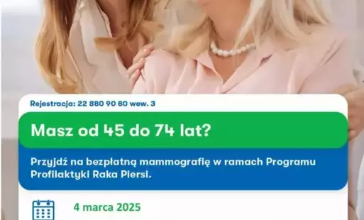 Zdjęcie do Bezpłatna cyfrowa mammografia LUX MED w marcu 2025 