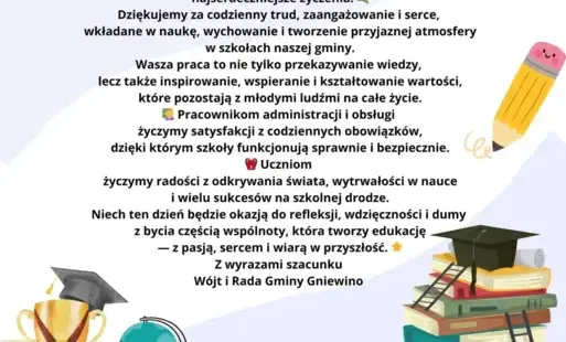 Zdjęcie do Życzenia z okazji Dnia Edukacji Narodowej 