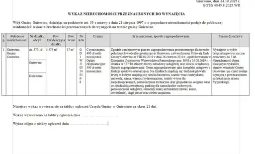 Zdjęcie do WYKAZ NIERUCHOMOŚCI PRZEZNACZONYCH DO WYNAJĘCIA - Pływalnia Kryta