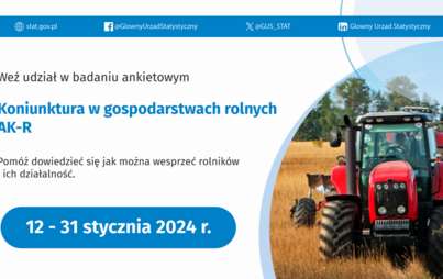 Zdjęcie do Koniunktura w gospodarstwach rolnych - badanie ankietowe