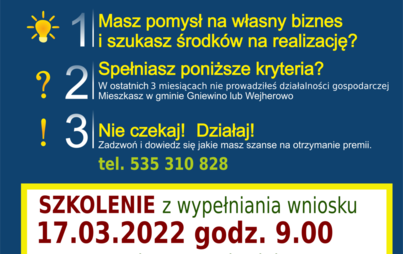 Zdjęcie do Szkolenie z podejmowania działalności gospodarczej