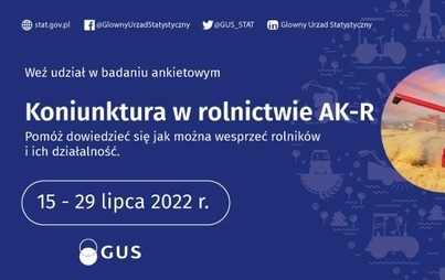 Zdjęcie do Ankieta koniunktury w gospodarstwie rolnym