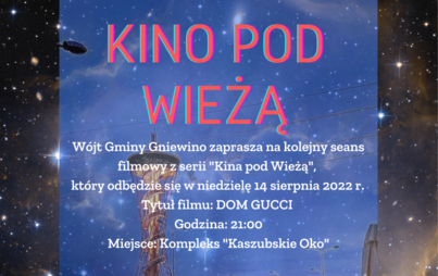 Zdjęcie do Kino pod Wieżą 14 sierpnia 20202 r.