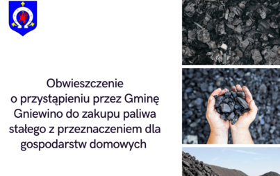 Zdjęcie do Obwieszczenie W&oacute;jta Gminy Gniewino