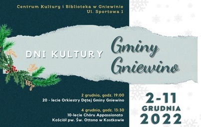 Zdjęcie do Dni Kultury Gminy Gniewino 2022 r.