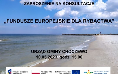 Zdjęcie do ZAPROSZENIE NA KONSULTACJE  &bdquo;FUNDUSZE EUROPEJSKIE DLA RYBACTWA&rdquo;