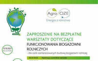 Zdjęcie do ENERGIA Z ROLNICTWA