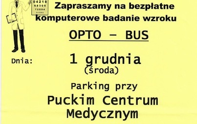 Zdjęcie do Bezpłatne badanie wzroku