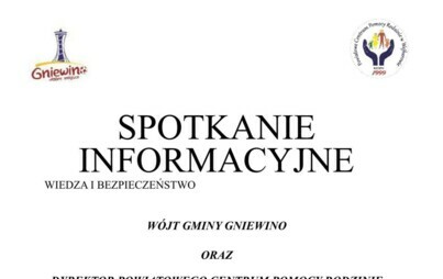Zdjęcie do Spotkanie informacyjne WIEDZA I BEZPIECZEŃSTWO